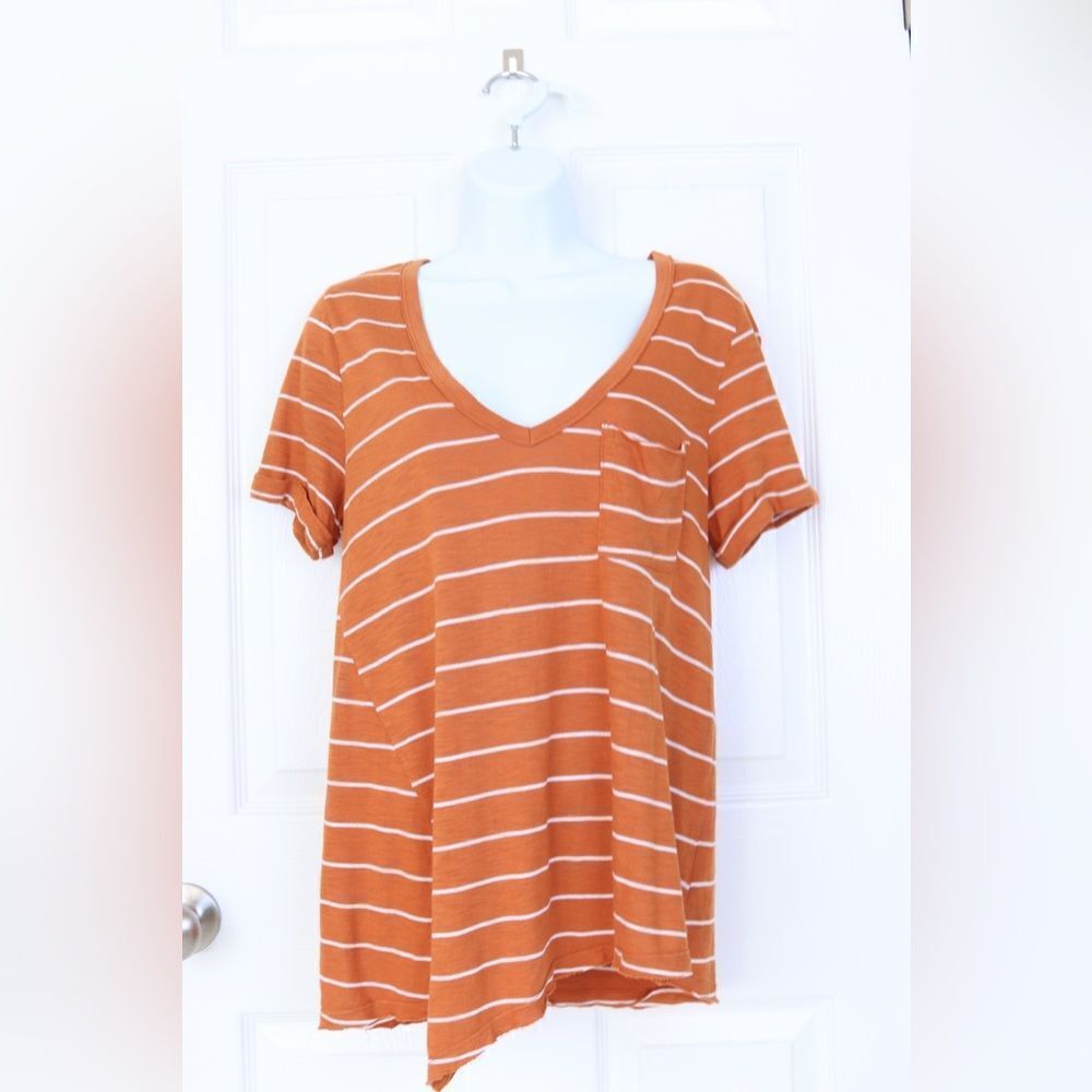 Anthropologie T.La Striped T-Shirt Size Small